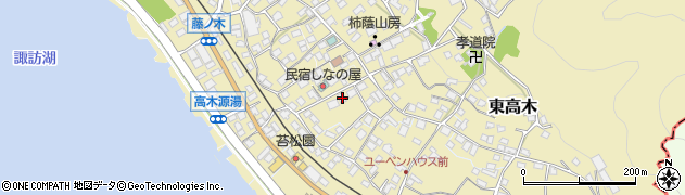 長野県諏訪郡下諏訪町9090周辺の地図