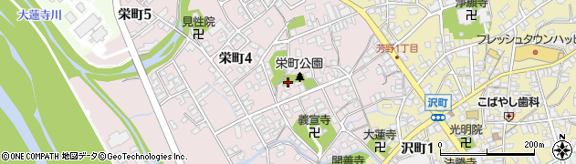 栄町公園周辺の地図