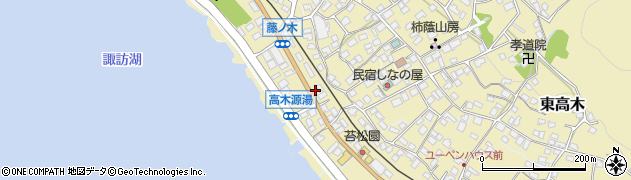 長野県諏訪郡下諏訪町8883周辺の地図