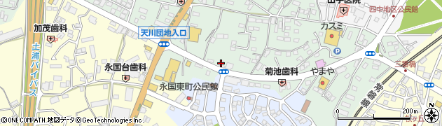 筑波銀行高津出張所 ＡＴＭ周辺の地図