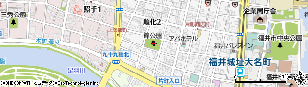 錦公園周辺の地図