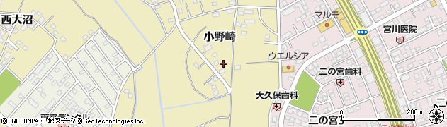 茨城県つくば市小野崎956周辺の地図