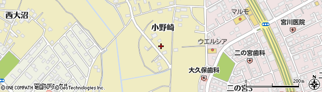 茨城県つくば市小野崎960周辺の地図