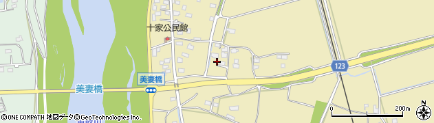 茨城県常総市中妻町4468周辺の地図