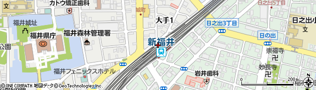 新福井駅周辺の地図