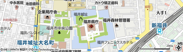福井銀行県庁支店 ＡＴＭ周辺の地図