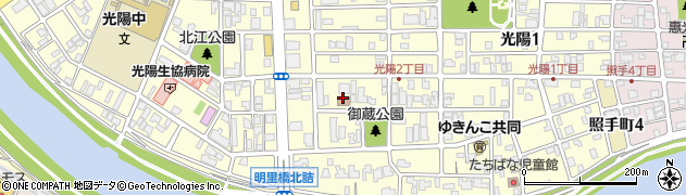 福井県視覚障害者福祉協会盲人ホーム光陽周辺の地図
