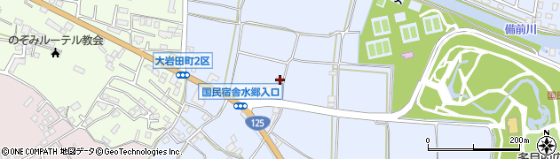茨城県土浦市大岩田524周辺の地図