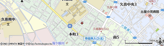 株式会社福祉の街 ふくしのまち久喜周辺の地図