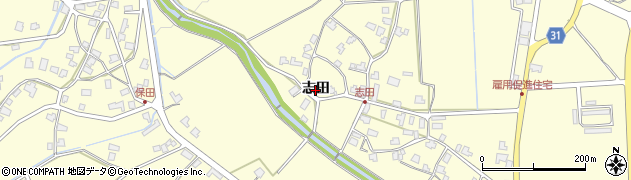 福井県勝山市鹿谷町（志田）周辺の地図