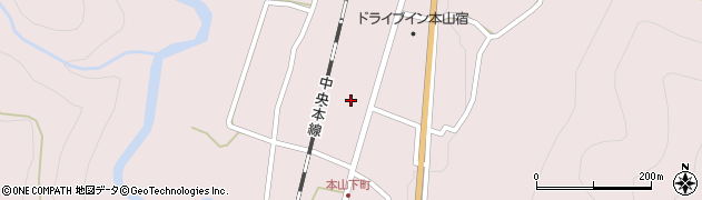 長野県塩尻市本山4360周辺の地図