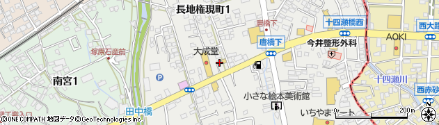 有限会社エーシン　岡谷店周辺の地図