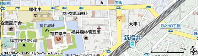 株式会社コンステック　福井営業所周辺の地図
