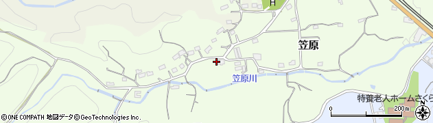 埼玉県比企郡小川町笠原278周辺の地図