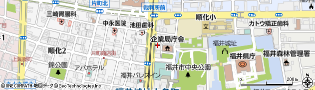 株式会社大阪読売新聞社　福井支局周辺の地図
