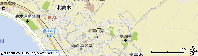 長野県諏訪郡下諏訪町9327-1周辺の地図