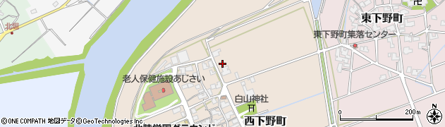 福井県福井市西下野町17周辺の地図