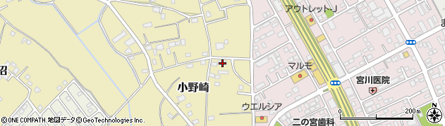 茨城県つくば市小野崎1428周辺の地図