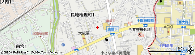 ウエルシア薬局　岡谷長地店周辺の地図