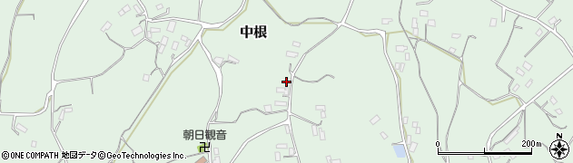 茨城県行方市中根210周辺の地図