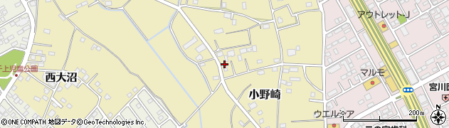 茨城県つくば市小野崎1000周辺の地図
