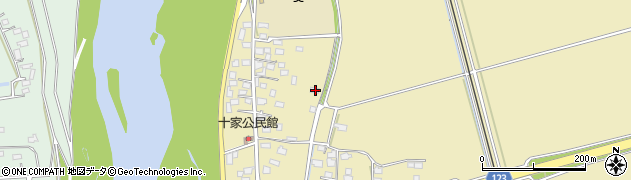 茨城県常総市中妻町4087周辺の地図