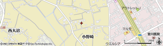 茨城県つくば市小野崎1005周辺の地図