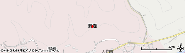 埼玉県皆野町（秩父郡）野巻周辺の地図