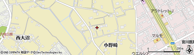 茨城県つくば市小野崎1003周辺の地図