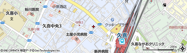 綜合警備保障株式会社埼玉中央支社久喜営業所周辺の地図