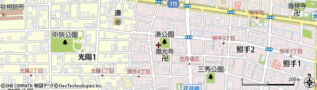 福井県福井市照手4丁目周辺の地図