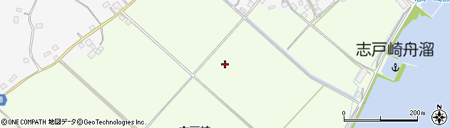 茨城県かすみがうら市志戸崎周辺の地図