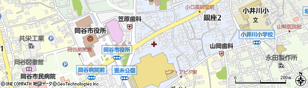 岡谷子ども劇場周辺の地図