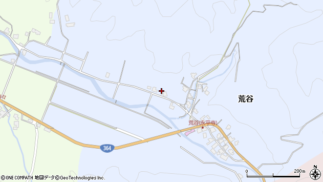 〒910-1227 福井県吉田郡永平寺町荒谷の地図