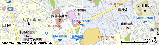 中央交番周辺の地図