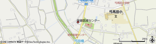 茨城県坂東市弓田2146周辺の地図