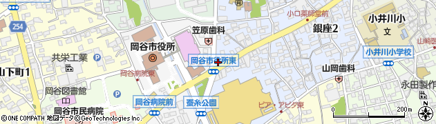 中日新聞社岡谷通信部周辺の地図