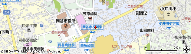 奉花堂本店周辺の地図