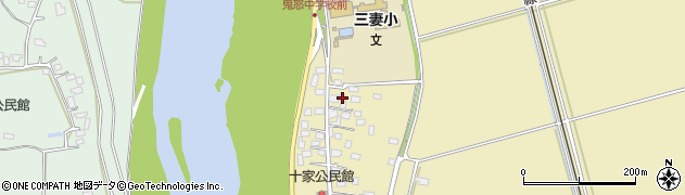 茨城県常総市中妻町4094周辺の地図