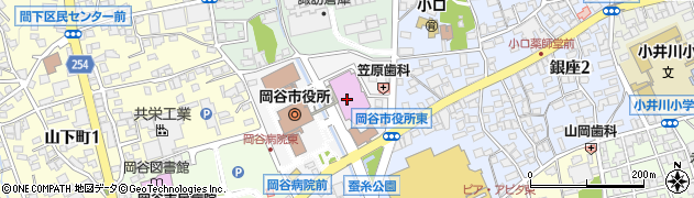 岡谷市　職員労働組合周辺の地図