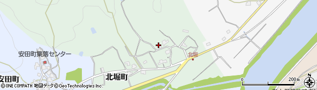 福井県福井市北堀町周辺の地図