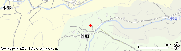 埼玉県比企郡小川町笠原537周辺の地図