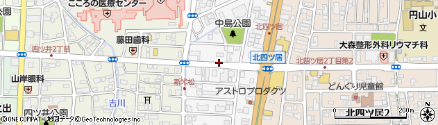 福井県福井市米松周辺の地図
