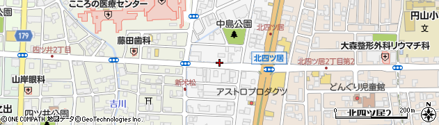 福井県福井市米松周辺の地図