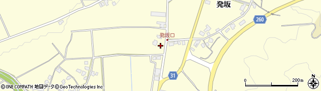 福井県勝山市鹿谷町発坂17周辺の地図