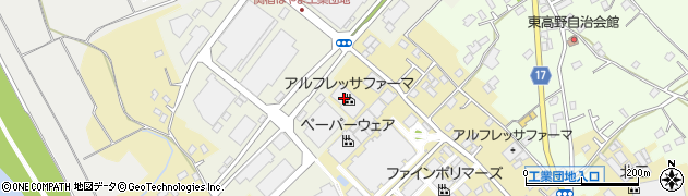 アルフレッサファーマ株式会社　千葉工場周辺の地図