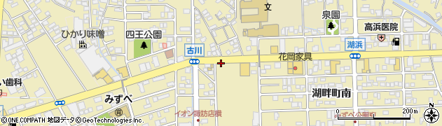 イオン諏訪店前周辺の地図