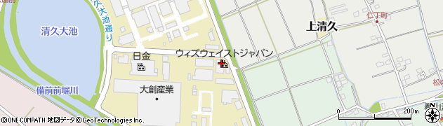株式会社ウイズウェイストジャパン　物流事業部周辺の地図