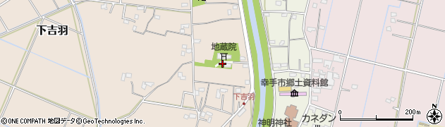 埼玉県幸手市下吉羽114周辺の地図