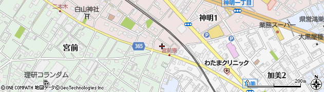 埼玉県鴻巣市箕田4185周辺の地図